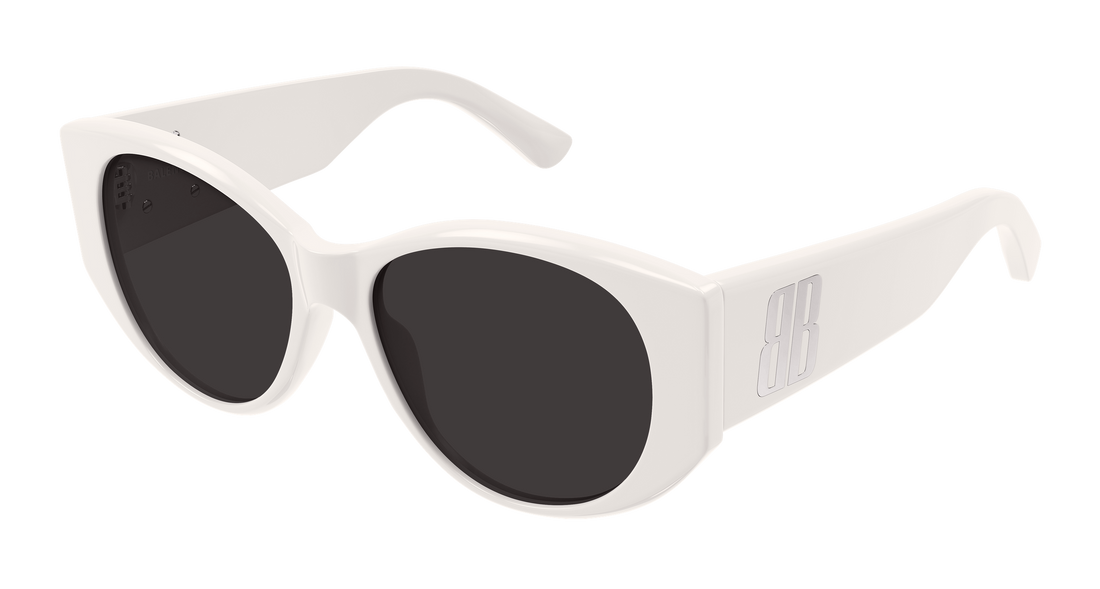 Sunglasses balenciaga bb0455s 003 blanco geometric femenino size 55mm - Main view