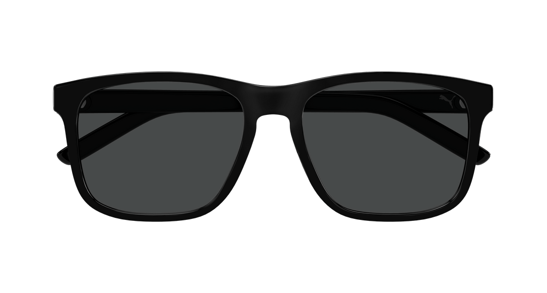 Sunglasses puma pu0494s 001 negro square masculino size 57mm - Detailed view