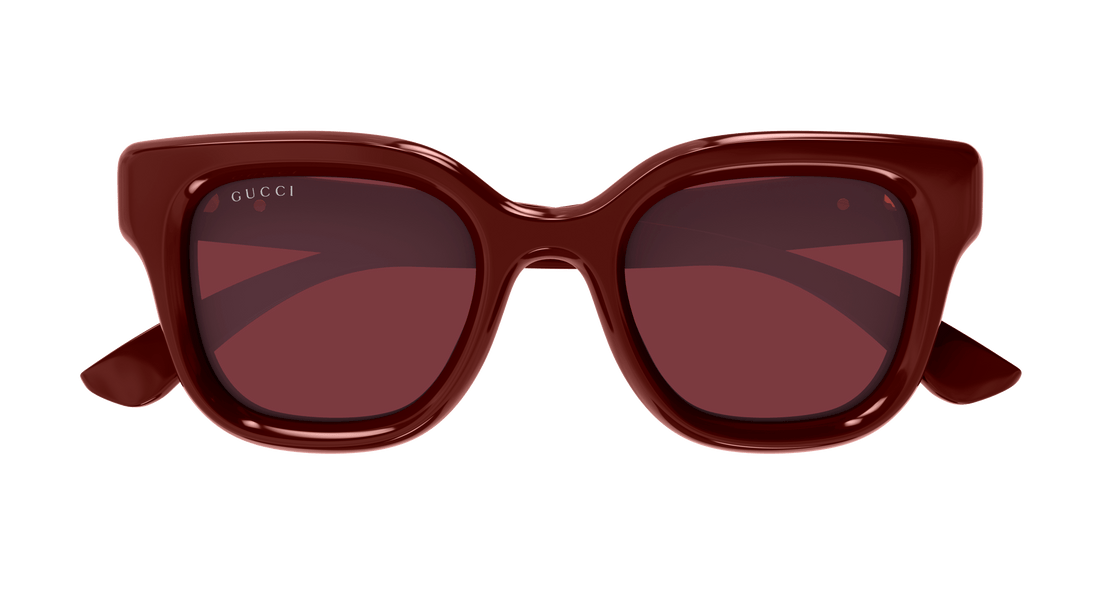 Gafas de sol gucci gg1828s 003 burdeos round femenino talla 49mm - Vista de detalle