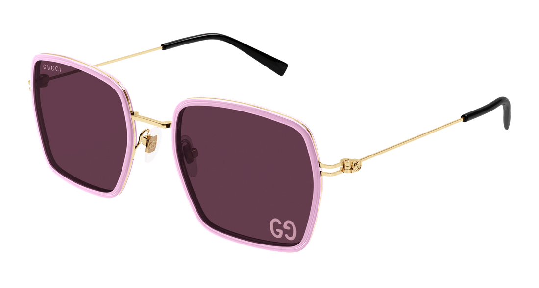 Gafas de sol gucci gg1848s 005 rosa square femenino talla 52mm - Vista principal