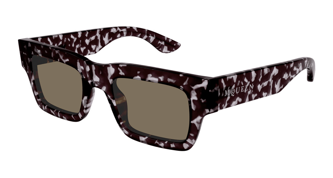 Occhiali da sole alexander mcqueen am0508s 002 havana cat eye masculino taglia 50mm - Vista principale