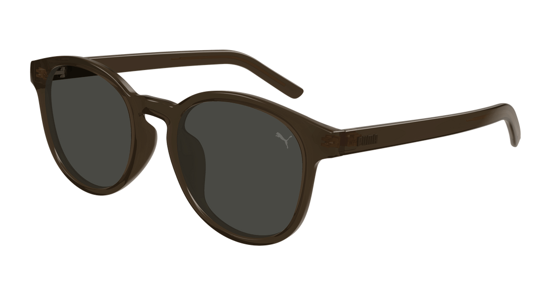 Occhiali da sole puma pu0500sa 004 marron round unisex taglia 53mm - Vista principale