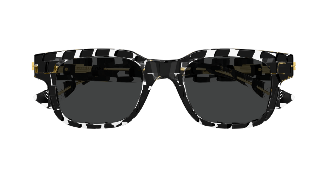 Óculos de sol bottega veneta bv1411s 004 negro rectangular / squared masculino tamanho 49mm - Vista de detalhe