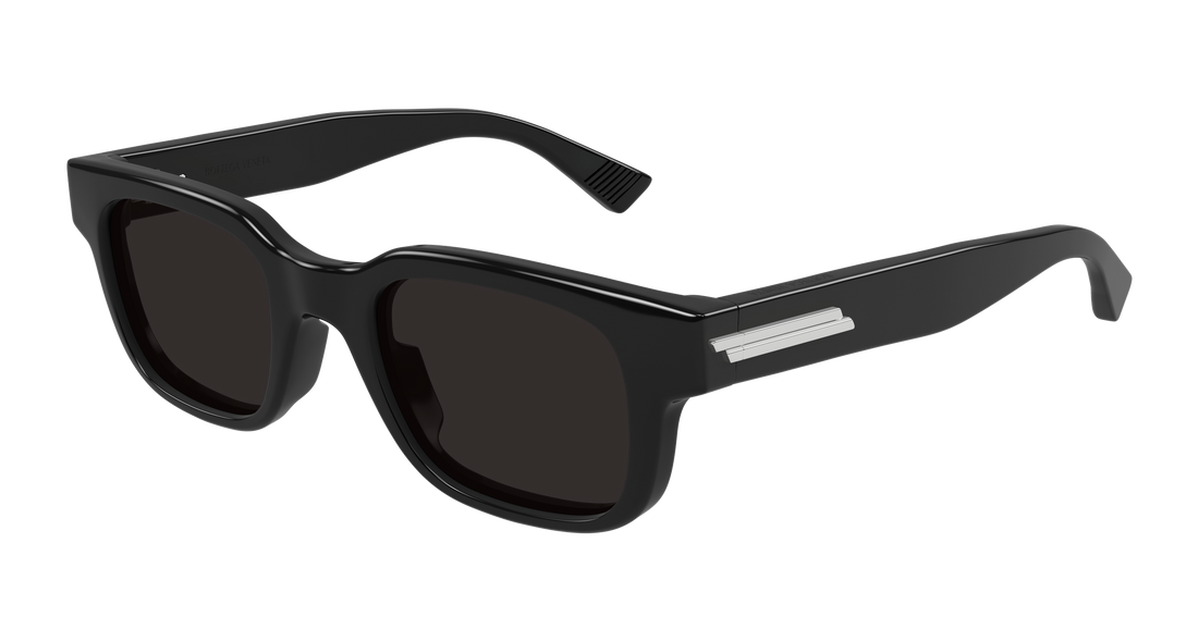 Óculos de sol bottega veneta bv1411s 001 negro rectangular / squared masculino tamanho 49mm - Vista principal