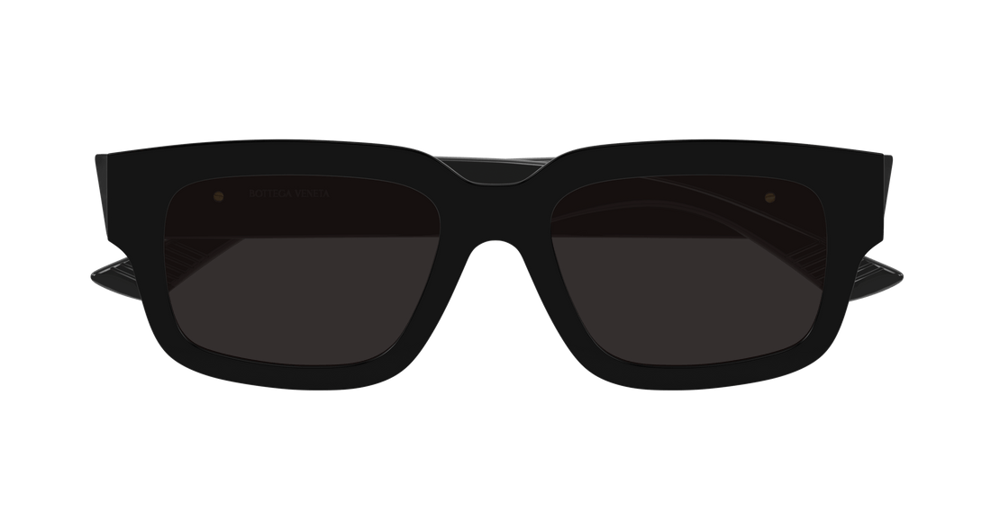 Óculos de sol bottega veneta bv1359sa 001 negro square unisex tamanho 53mm - Vista de detalhe