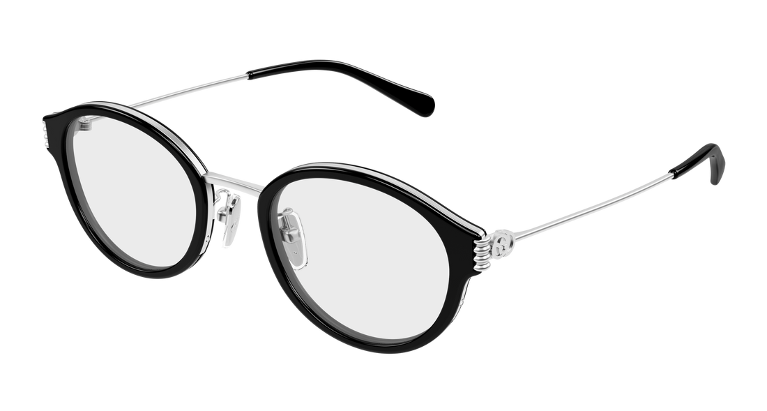Occhiali da vista gucci gg1999oj 001 negro round/oval/panthos femenino taglia 49mm - Vista principale