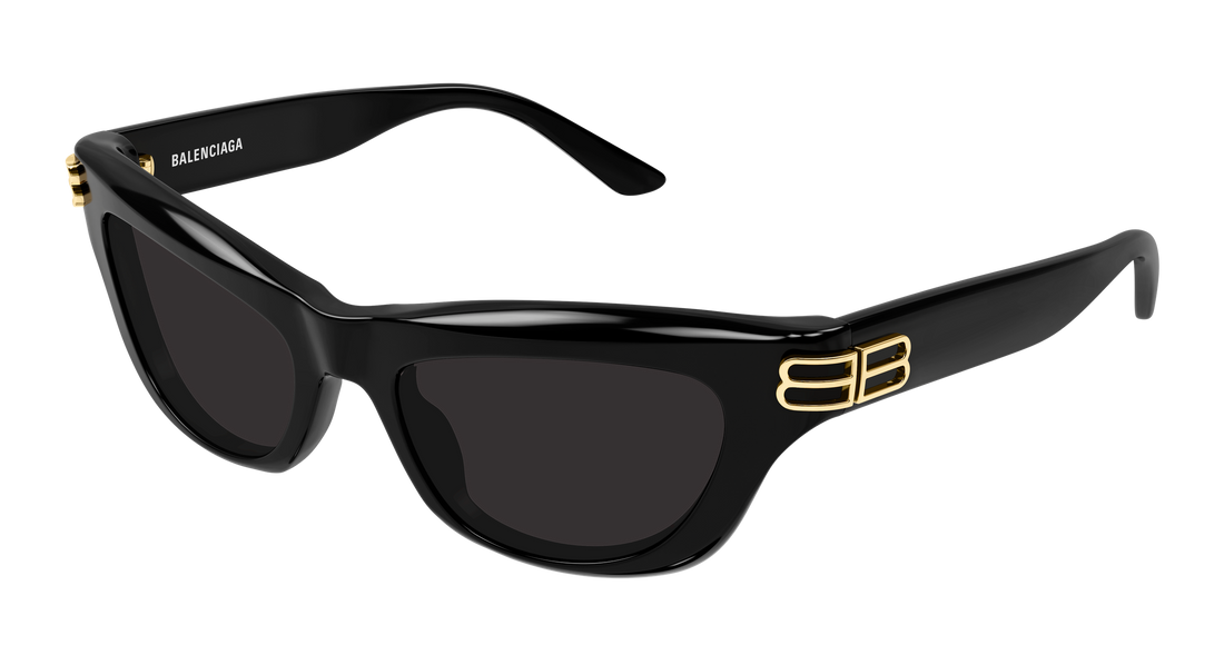 Sunglasses balenciaga bb0430s 001 negro cat eye femenino size 54mm - Main view