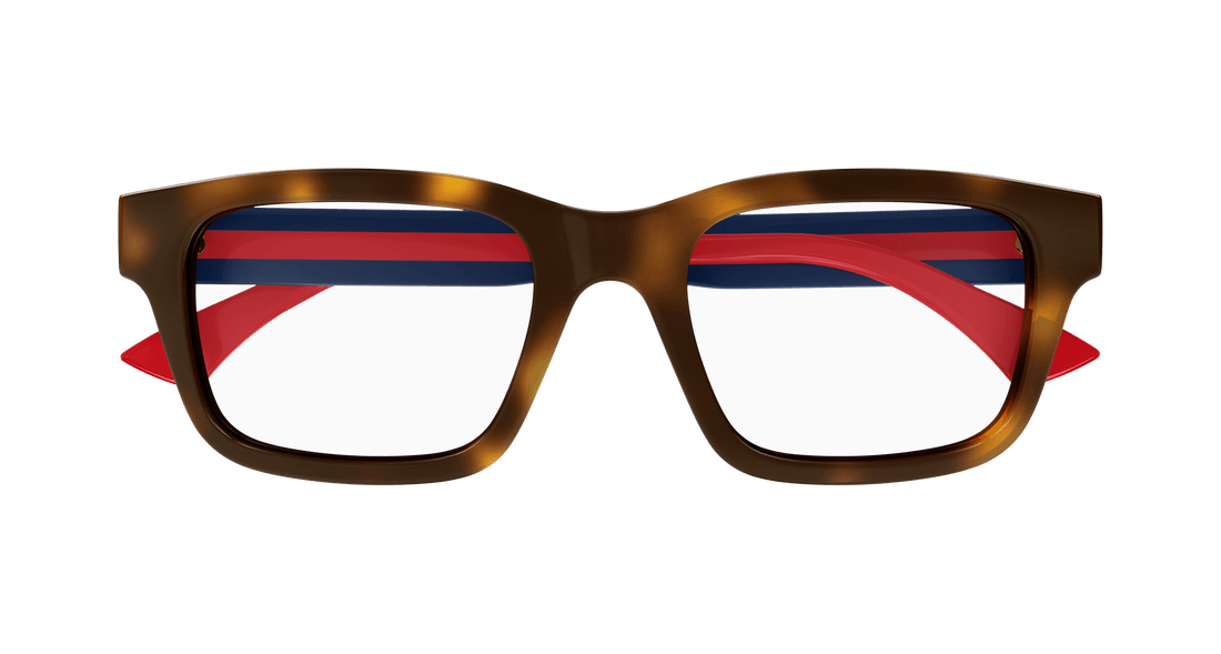 Brillen gucci gg1865o 005 havana square unisex größe 52mm - Detailansicht