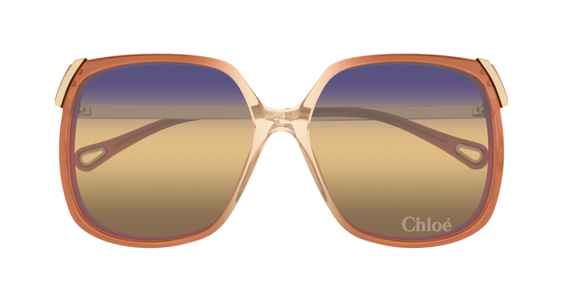 Lunettes de soleil chloé ch0286s 007 naranja square femenino taille 60mm - Vue détaillée