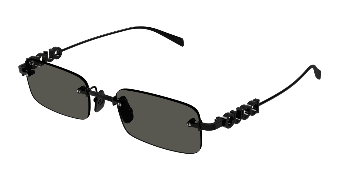 Gafas de sol gucci gg1808s 001 negro square masculino talla 52mm - Vista principal