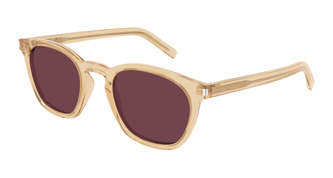 Óculos de sol saint laurent sl 28 055 amarillo rectangular / squared unisex tamanho 49mm - Vista principal