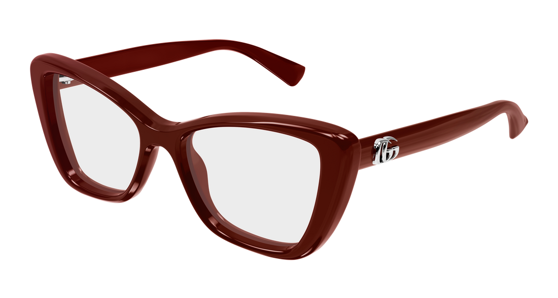 Brillen gucci gg1977o 004 burdeos cat eye femenino größe 52mm - Hauptansicht