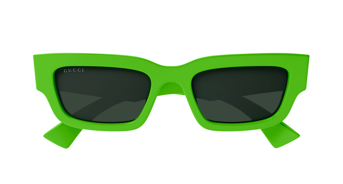 Gafas de sol gucci gg1838s 004 verde square masculino talla 52mm - Vista de detalle