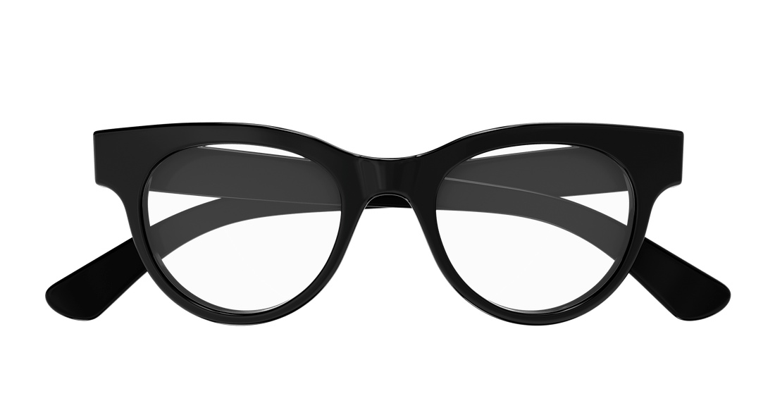 Gafas graduadas gucci gg1792o 001 negro round femenino talla 46mm - Vista de detalle