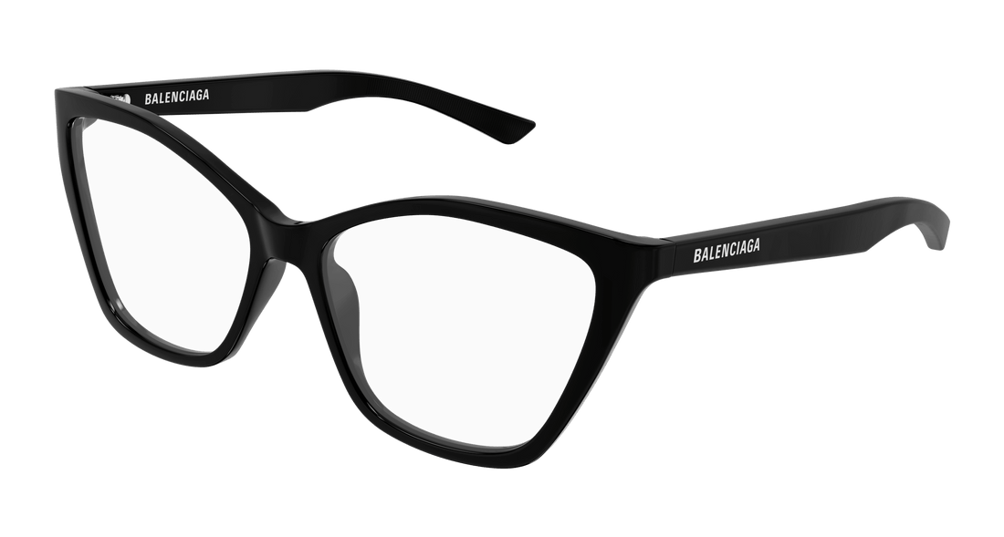 Gafas graduadas balenciaga bb0405o 001 negro butterfly femenino talla 57mm - Vista principal