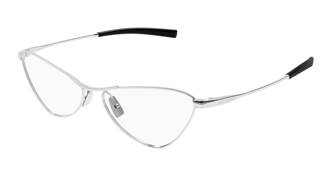 Brillen saint laurent sl 830 opt 003 plateado cat eye femenino größe 56mm - Hauptansicht