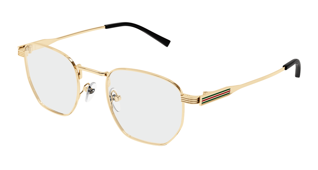 Brillen gucci gg1878o 001 dorado square masculino größe 49mm - Hauptansicht