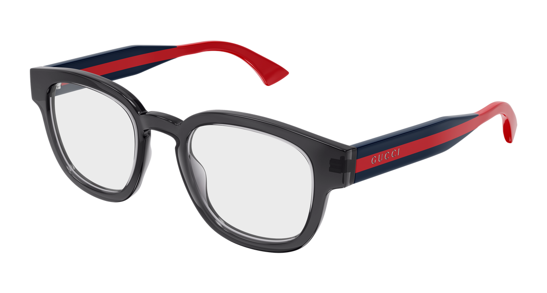 Óculos graduados gucci gg1992o 004 gris round/oval/panthos masculino tamanho 48mm - Vista principal