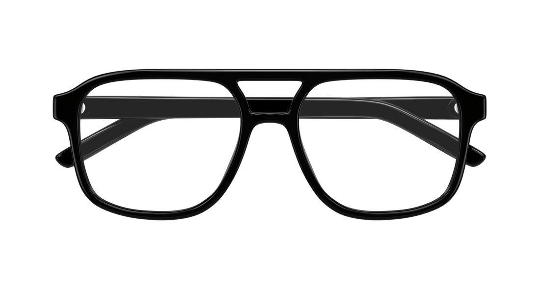 Gafas graduadas puma pu0495o 001 negro pilot masculino talla 56mm - Vista de detalle