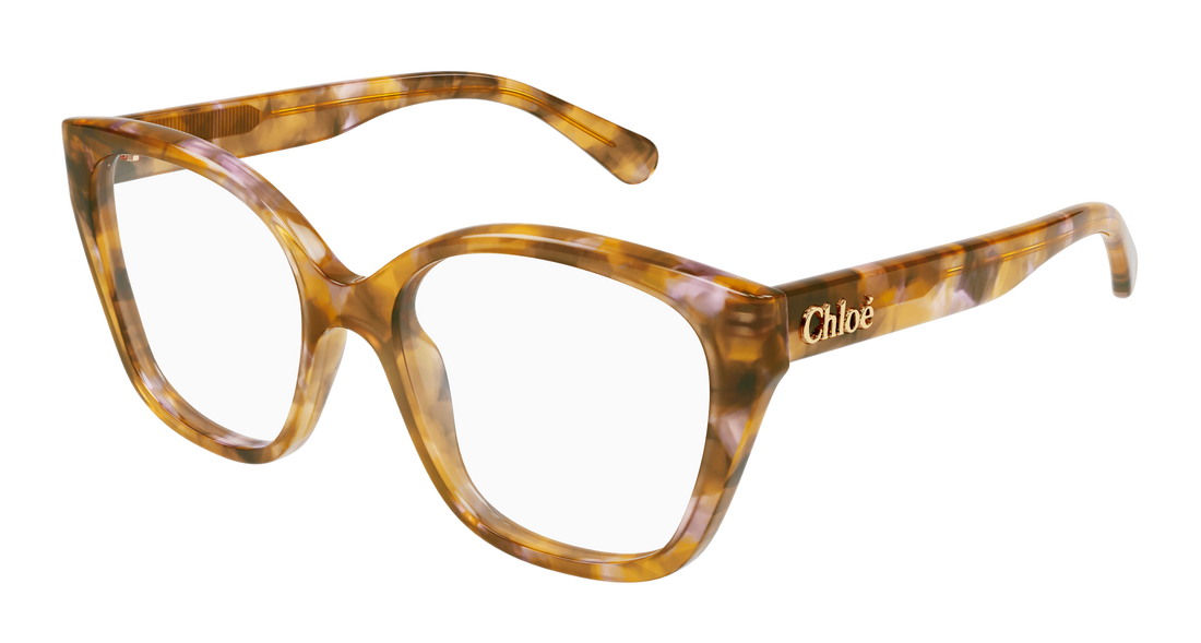 Dioptrijske naočale chloé ch0241o 006 havana cat eye femenino veličina 53mm - Glavni prikaz