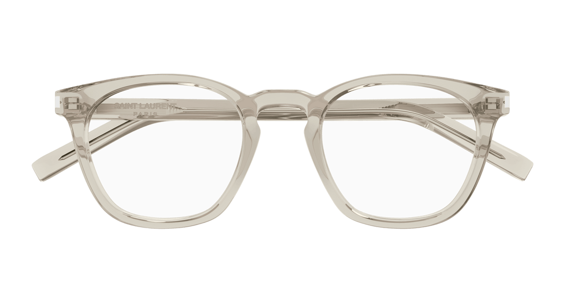 Brillen saint laurent sl 28 opt 012 amarillo round unisex größe 50mm - Detailansicht