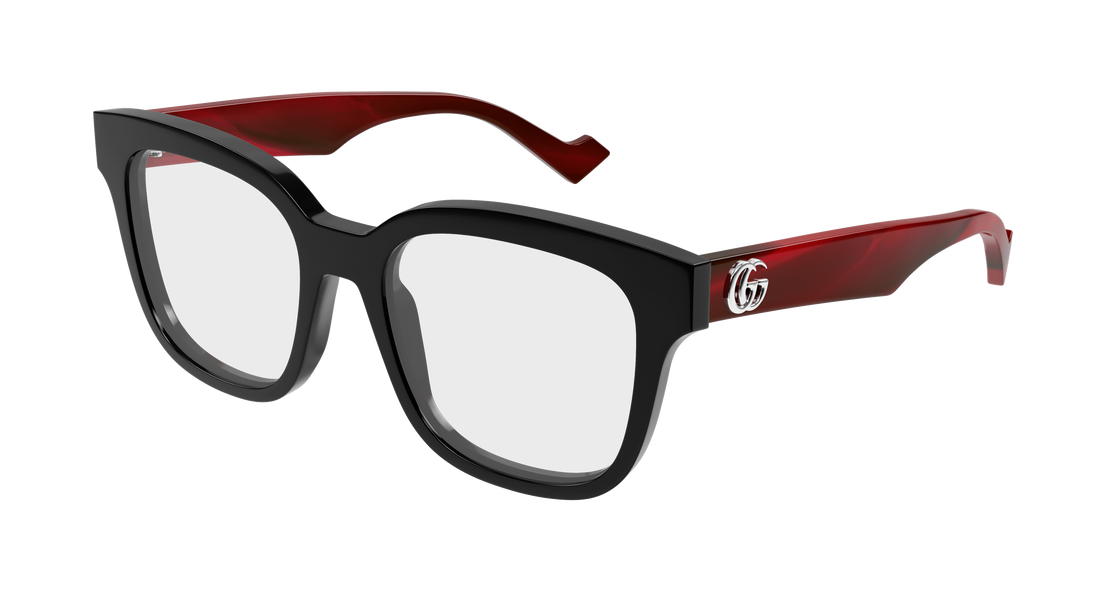 Occhiali da vista gucci gg0958o 013 negro rectangular / squared femenino taglia 52mm - Vista principale