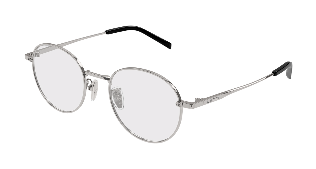 Occhiali da vista gucci gg2004oa 003 plateado round/oval/panthos femenino taglia 50mm - Vista principale