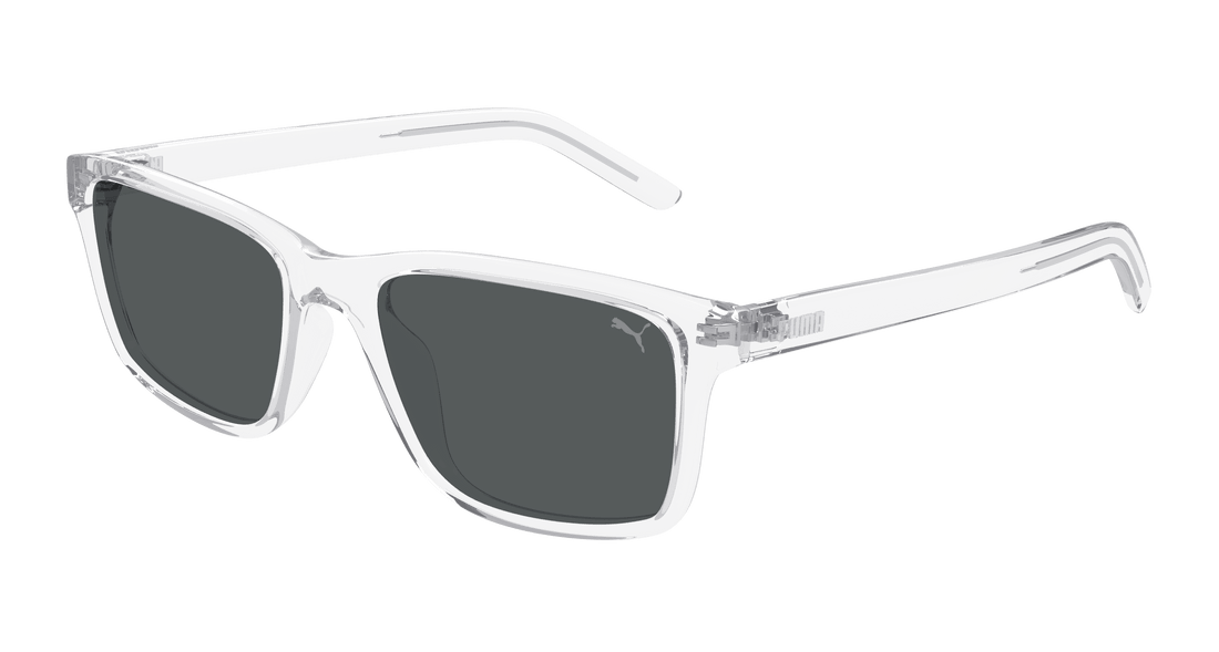 Sunglasses puma pu0493s 005 transparente square masculino size 55mm - Main view