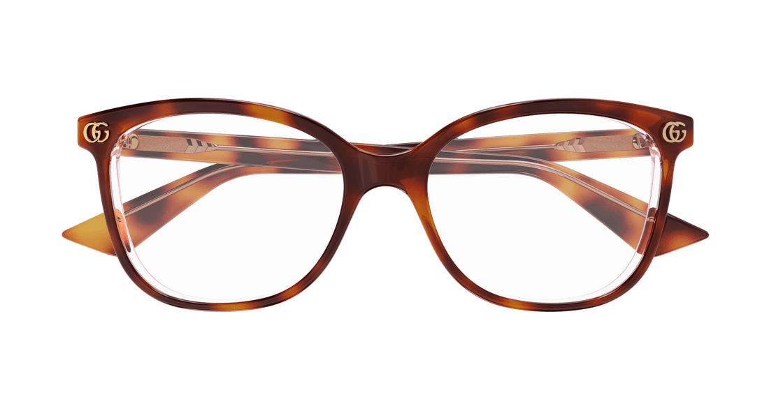 Gafas graduadas gucci gg1816o 004 havana square femenino talla 51mm - Vista de detalle