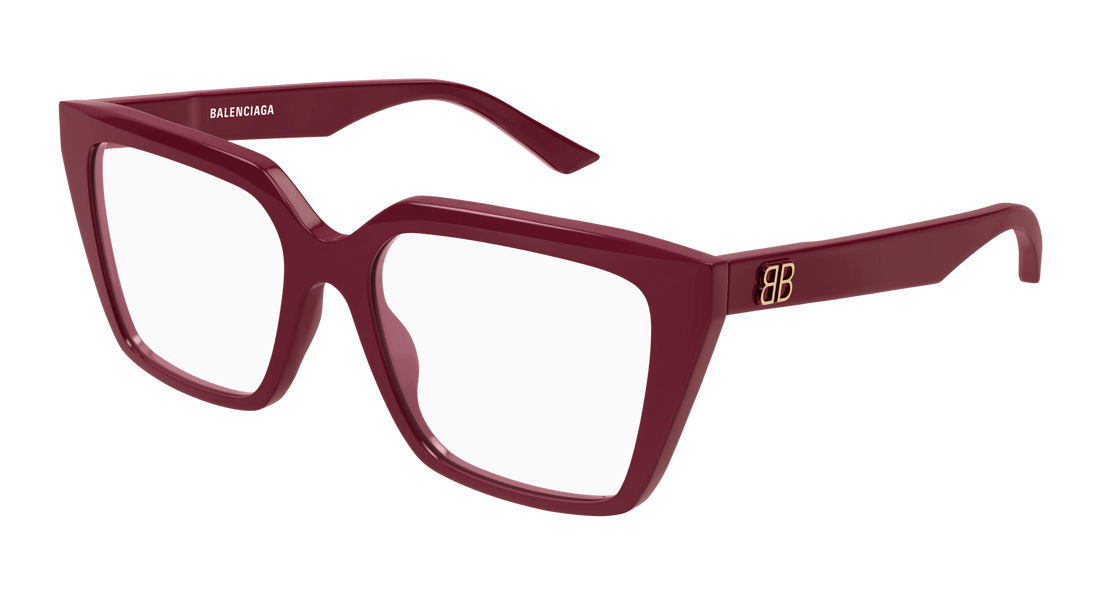 Occhiali da vista balenciaga bb0130o 012 rojo square femenino taglia 53mm - Vista principale