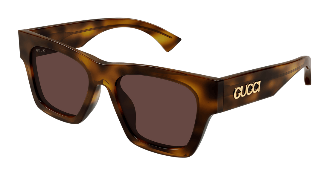 Óculos de sol gucci gg1835s 002 havana square femenino tamanho 52mm - Vista principal