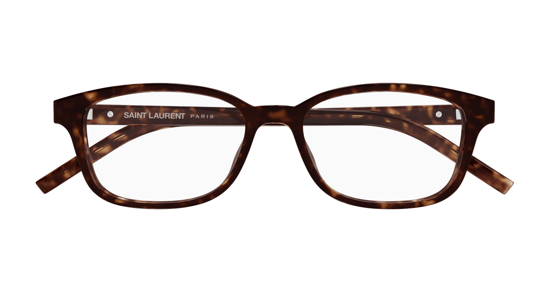Brillen saint laurent sl m151/j 002 havana square femenino größe 52mm - Detailansicht