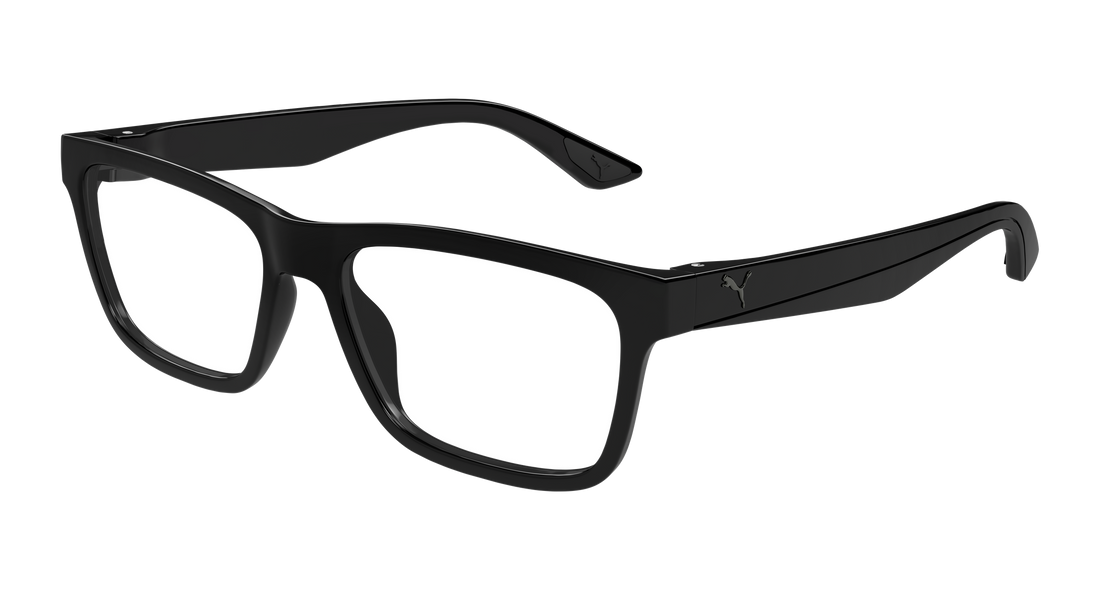 Brillen puma pu0509o 001 negro rectangular / squared masculino größe 56mm - Hauptansicht