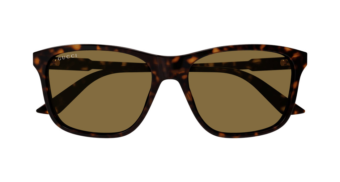 Gafas de sol gucci gg1819s 002 havana square masculino talla 57mm - Vista de detalle