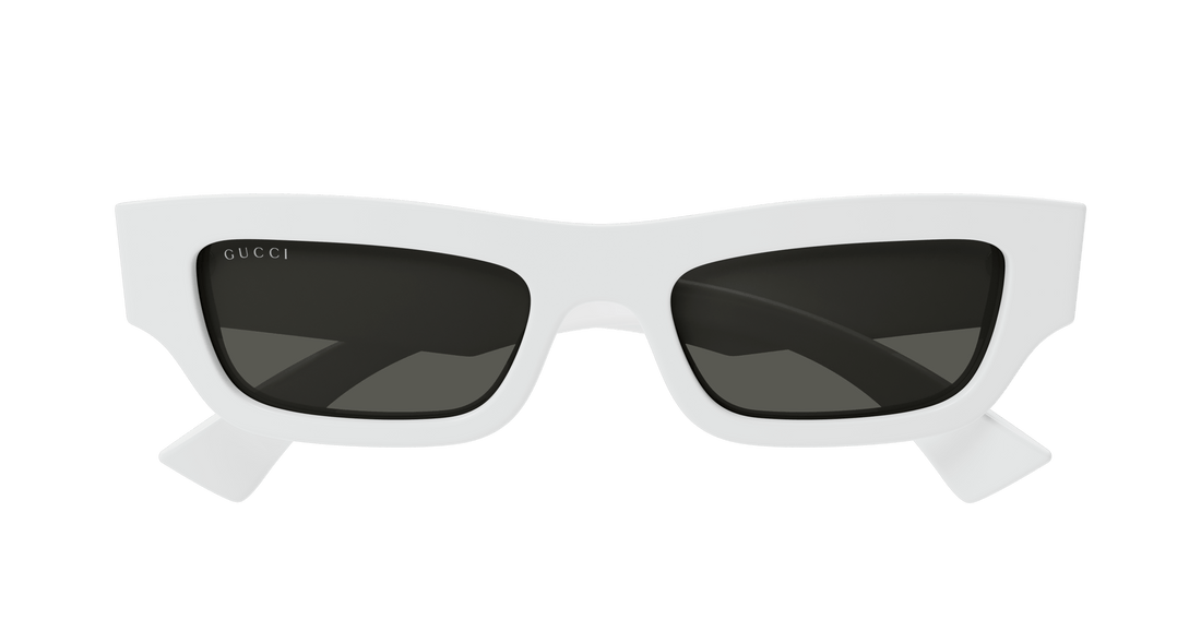 Gafas de sol gucci gg1839s 005 blanco square masculino talla 52mm - Vista de detalle