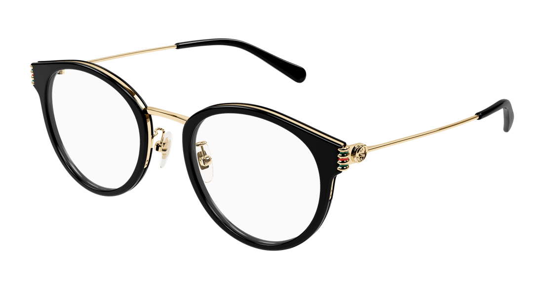 Gafas graduadas gucci gg1885oa 001 negro round femenino talla 51mm - Vista principal