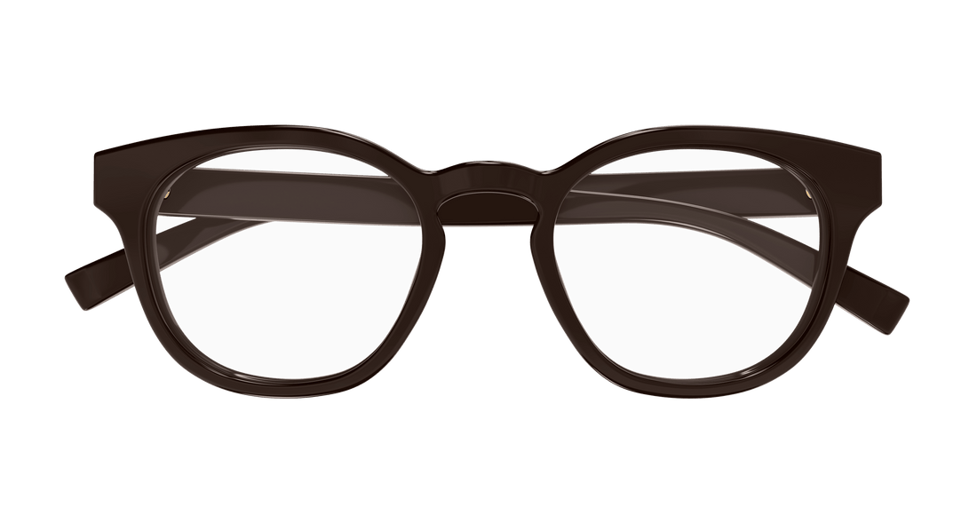 Brillen gucci gg1859o 003 marron round masculino größe 50mm - Detailansicht