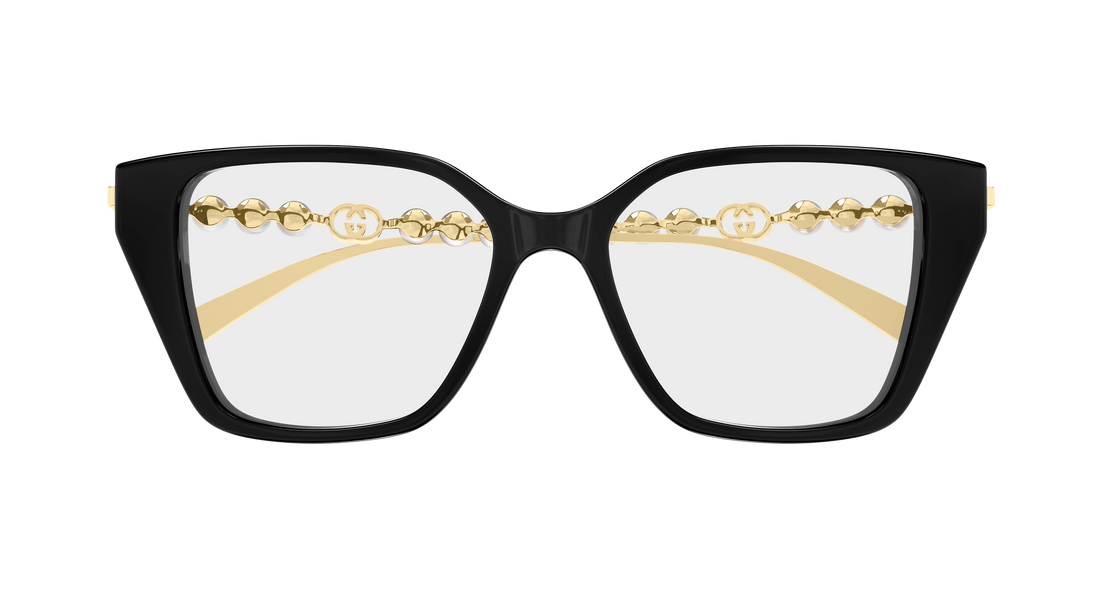 Brillen gucci gg1969o 001 negro cat eye femenino größe 51mm - Detailansicht