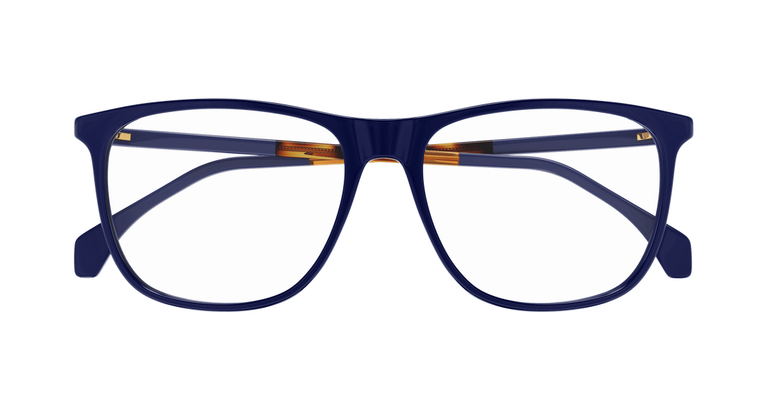 Brillen gucci gg0554o 011 azul square masculino größe 55mm - Detailansicht