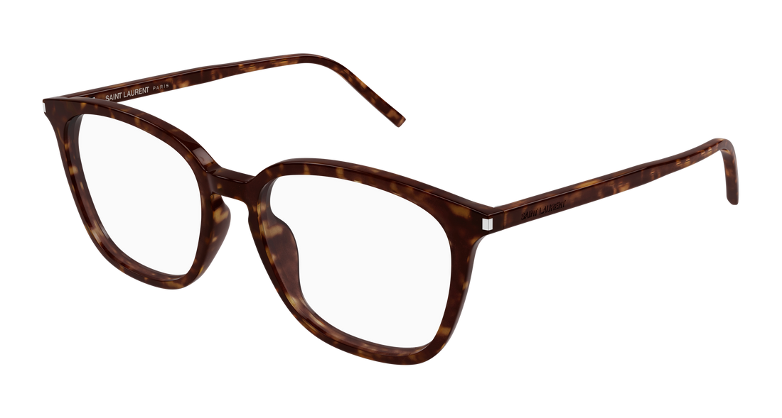 Óculos graduados saint laurent sl 783/f 002 havana round femenino tamanho 54mm - Vista principal