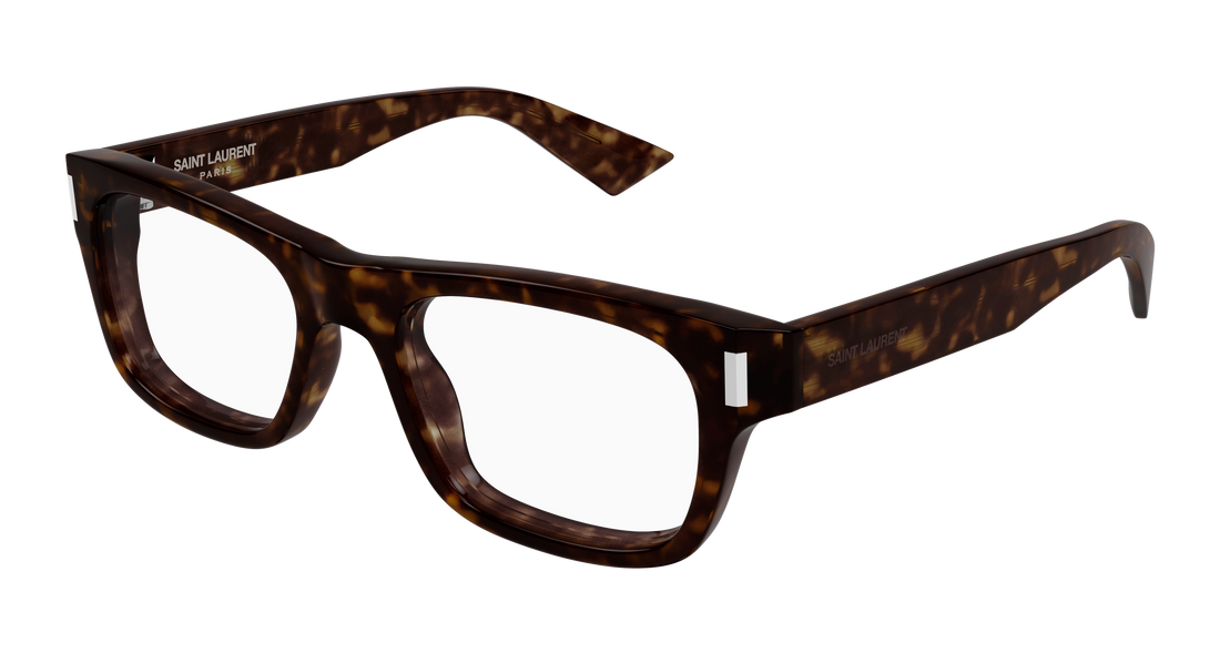 Brillen saint laurent sl 83 opt 002 havana rectangular / squared unisex größe 53mm - Hauptansicht