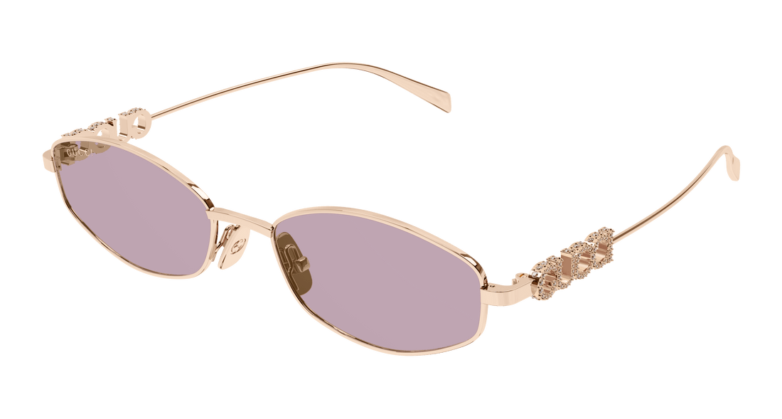 Gafas de sol gucci gg1802s 003 dorado round femenino talla 55mm - Vista principal