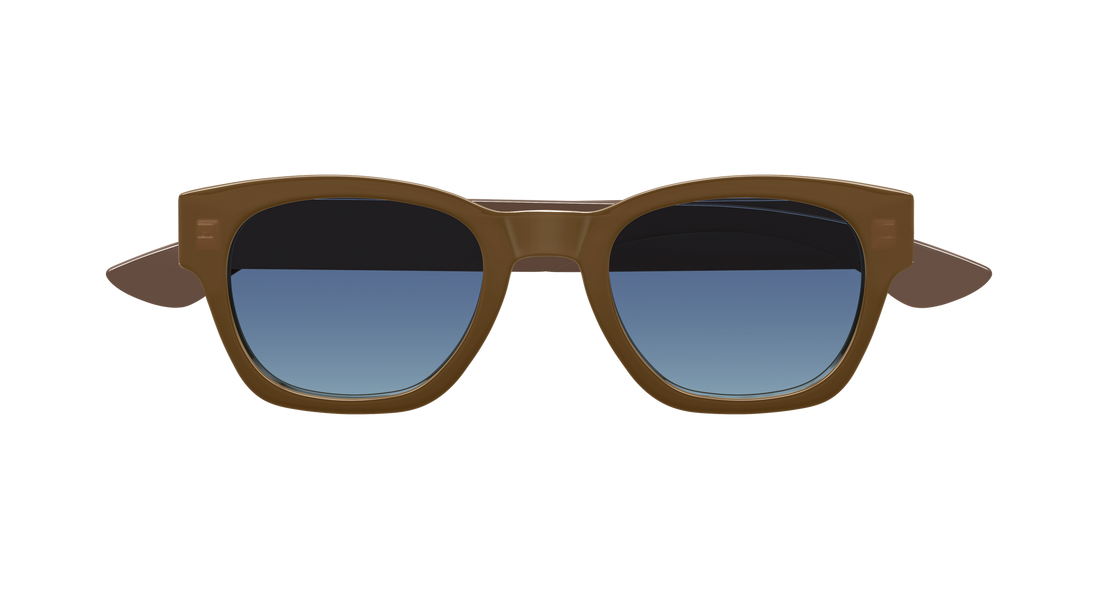 Occhiali da sole alexander mcqueen am0530s 003 marron round/oval/panthos masculino taglia 49mm - Vista dettagliata