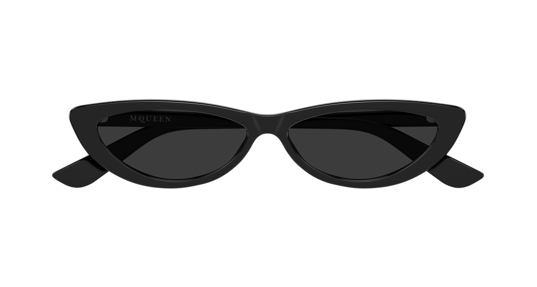 Sonnenbrillen alexander mcqueen am0535s 001 negro round/oval/panthos femenino größe 58mm - Detailansicht