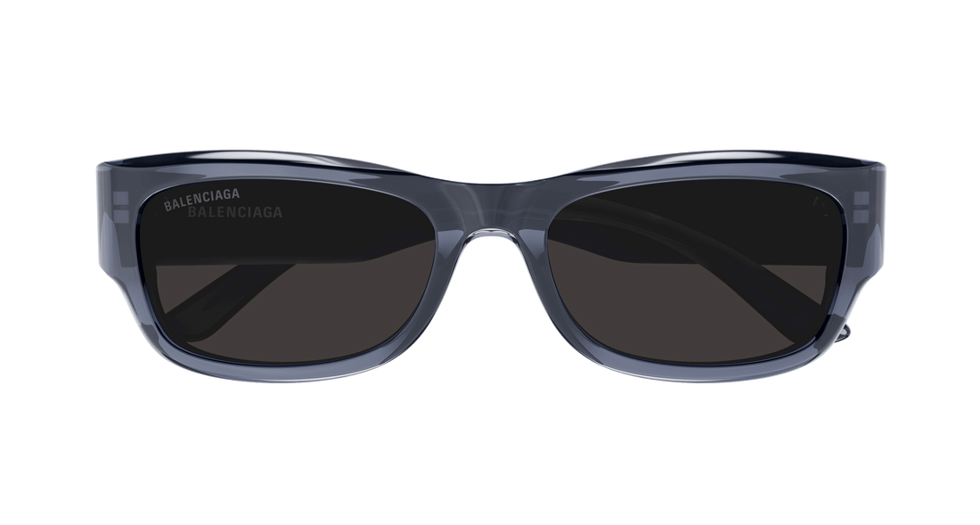 Sunglasses balenciaga bb0390sk 003 gris square masculino size 56mm - Detailed view
