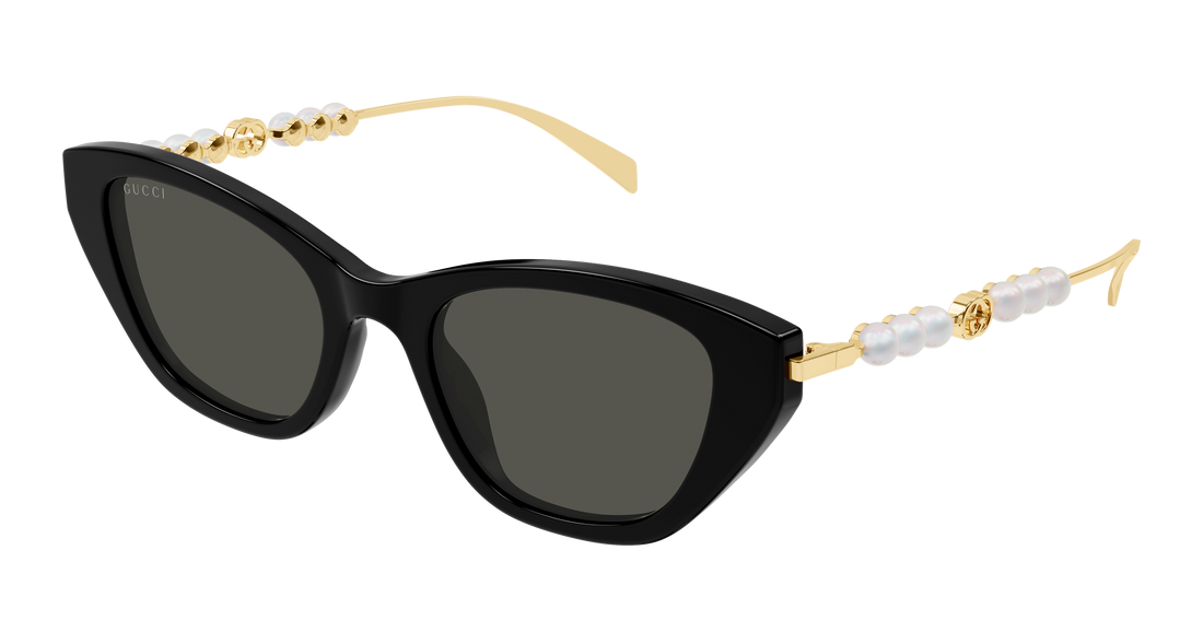 Óculos de sol gucci gg1968s 001 negro cat eye femenino tamanho 50mm - Vista principal