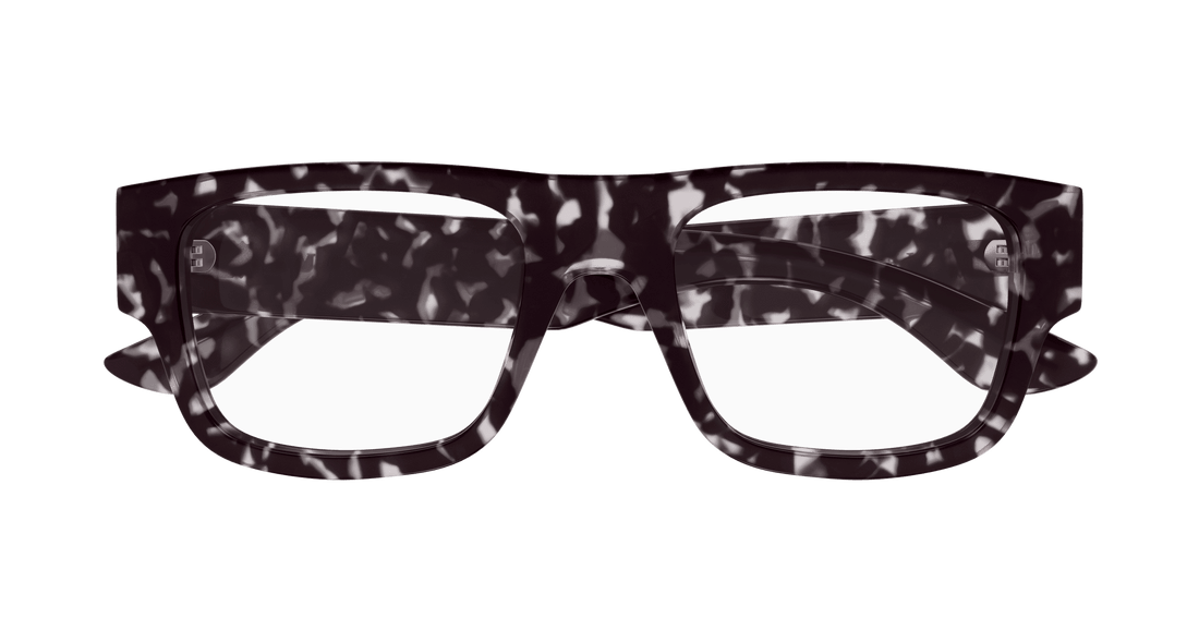 Brillen alexander mcqueen am0511o 002 havana square masculino größe 53mm - Detailansicht