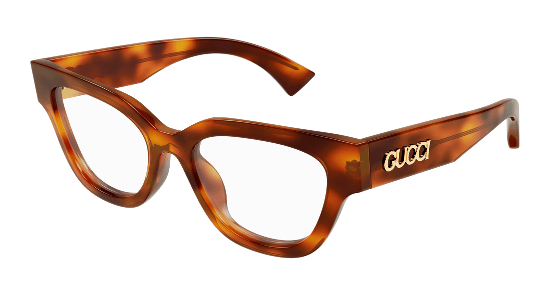Brillen gucci gg1837o 002 havana butterfly femenino größe 51mm - Hauptansicht