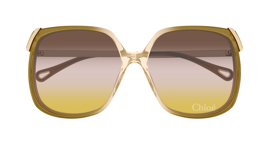 Sunglasses chloé ch0286s 008 beige square femenino size 60mm - Detailed view