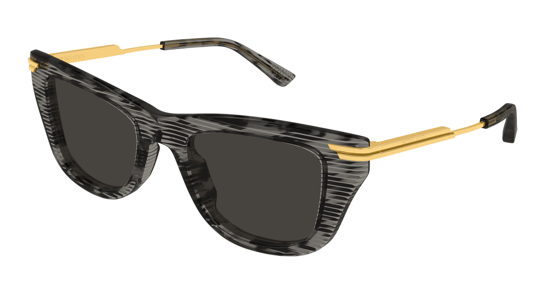 Óculos de sol bottega veneta bv1369s 003 havana square femenino tamanho 50mm - Vista principal